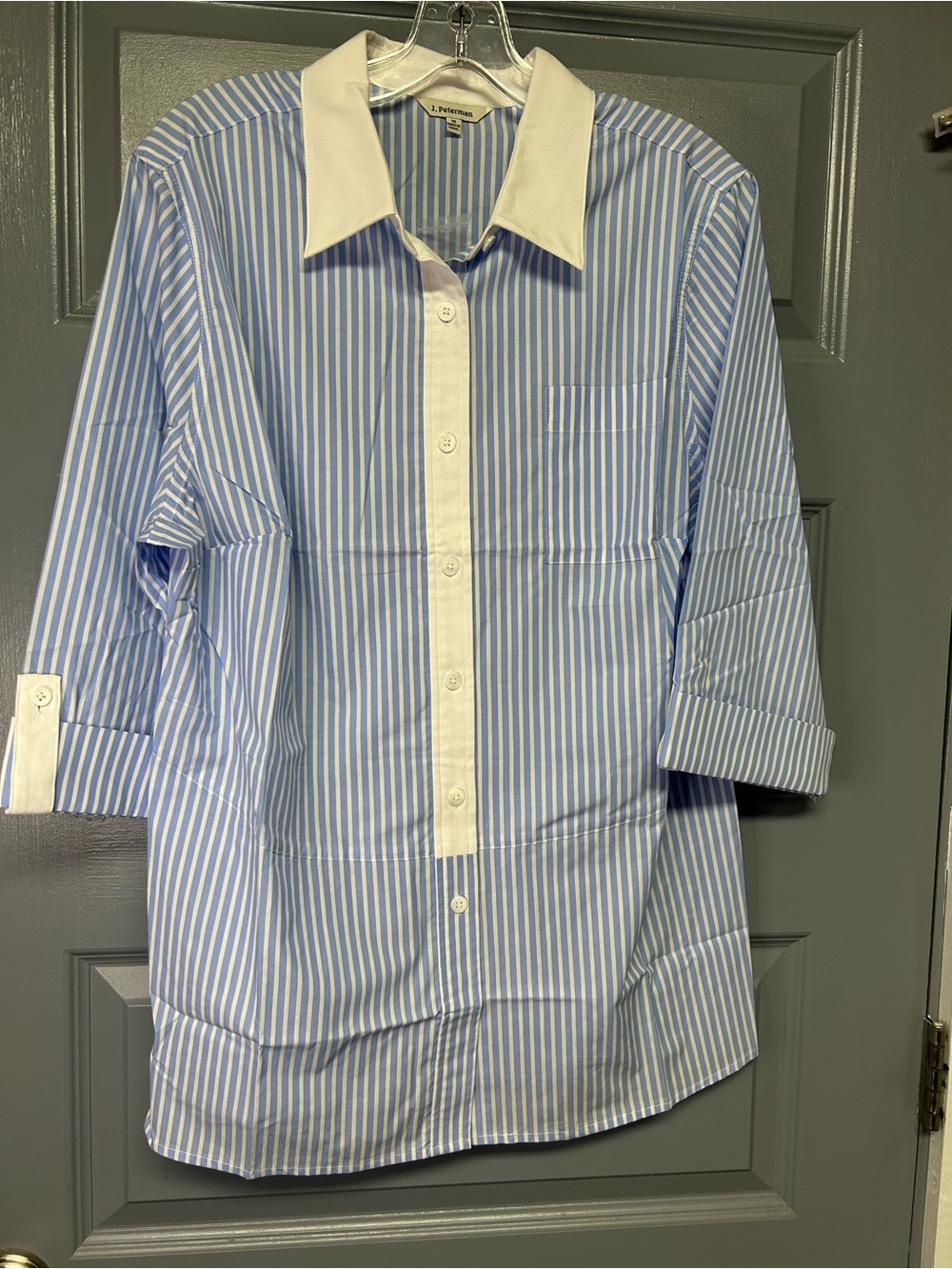 J.Peterman Vintage  women’s cotton tunic! New!! Size 16. 100% cotton CLASSIC